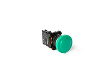 PB0-AC31 Yaylı Mantar Buton Yeşil 1NO 10 Adet